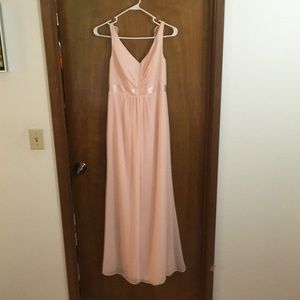 Sleeveless Chiffon Dress with Ruffled Back Detail